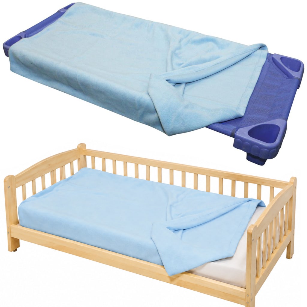 SLEEPING BAG FLEECE SKY BLUE 110x75CM
