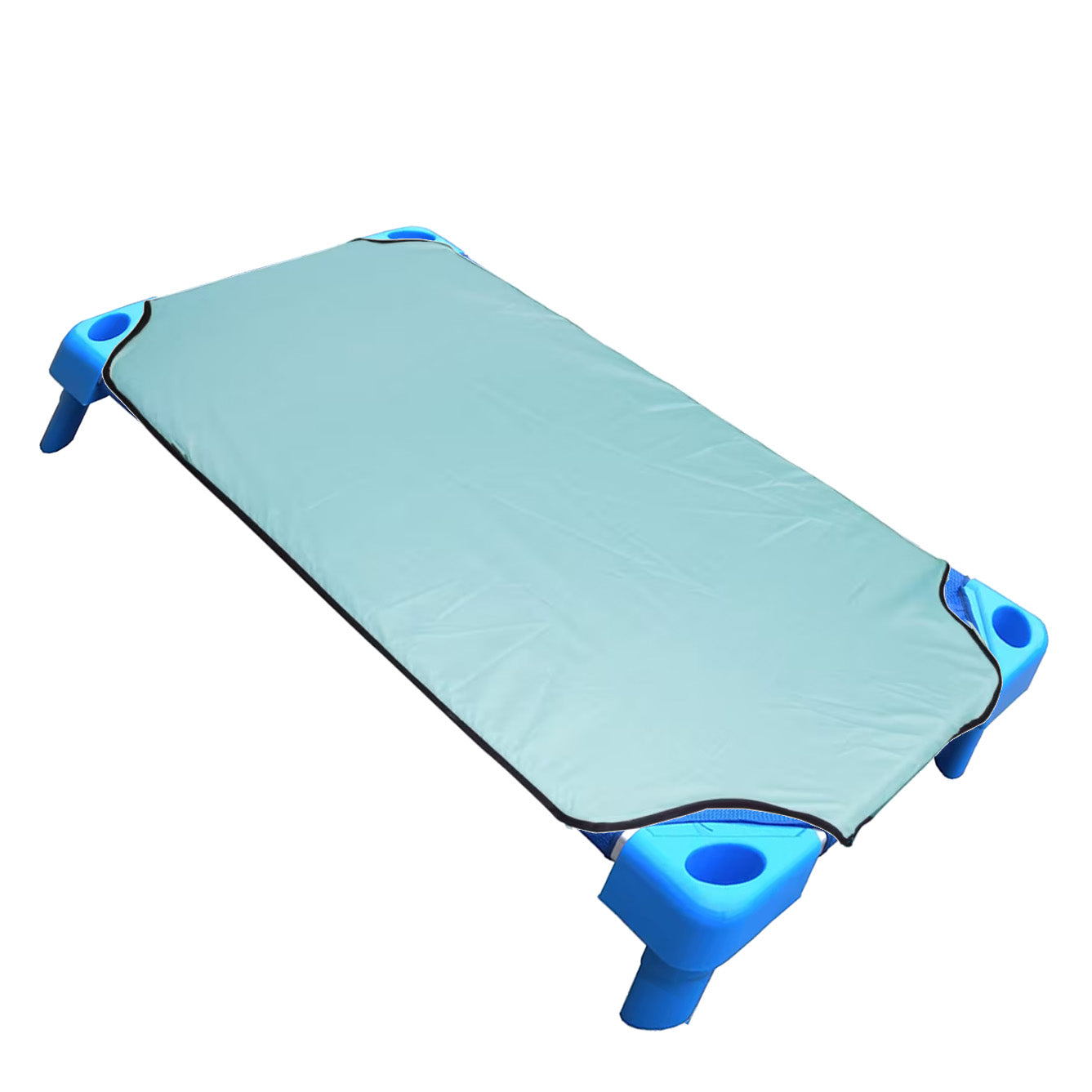 STACKER BED SHEET DUSTY BLUE FITTED P/C – additional view 2