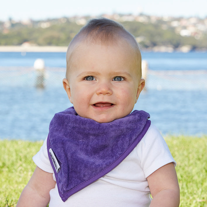 TOWEL BANDANA BIB PURPLE – additional view 2
