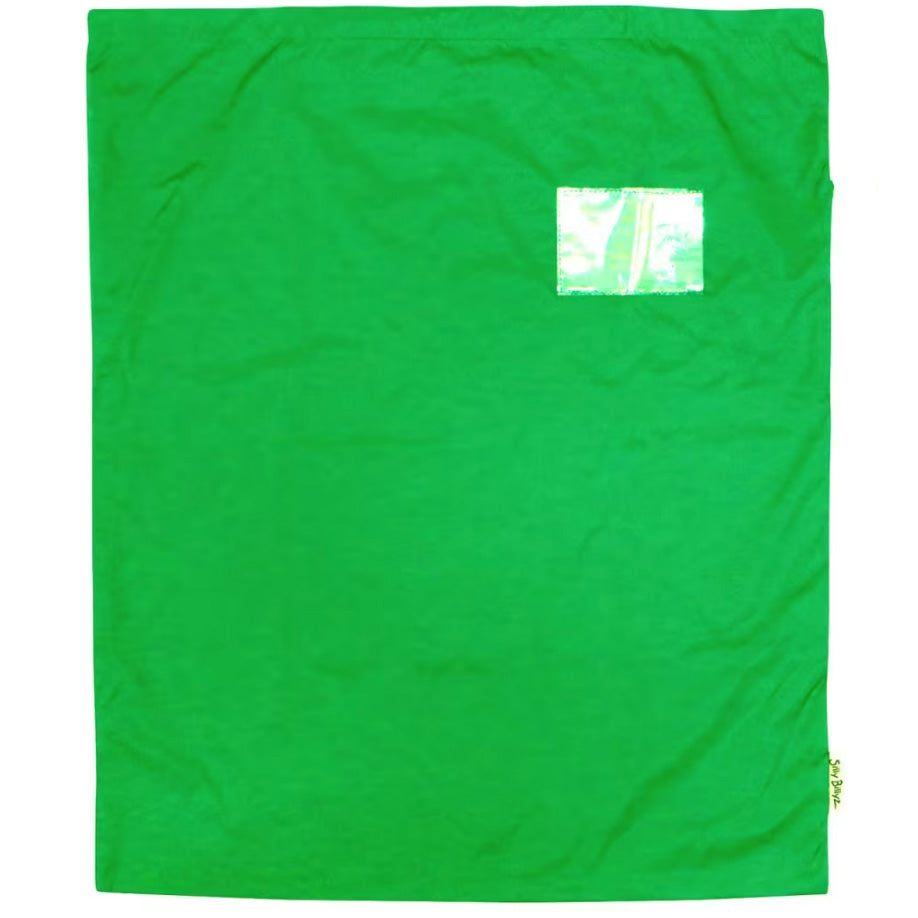 NYLON BEDDING BAG W/POCKET LIME