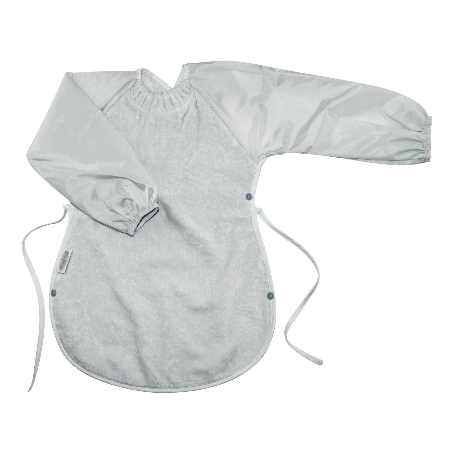 TOWEL MESSY EATER BIB SILVER