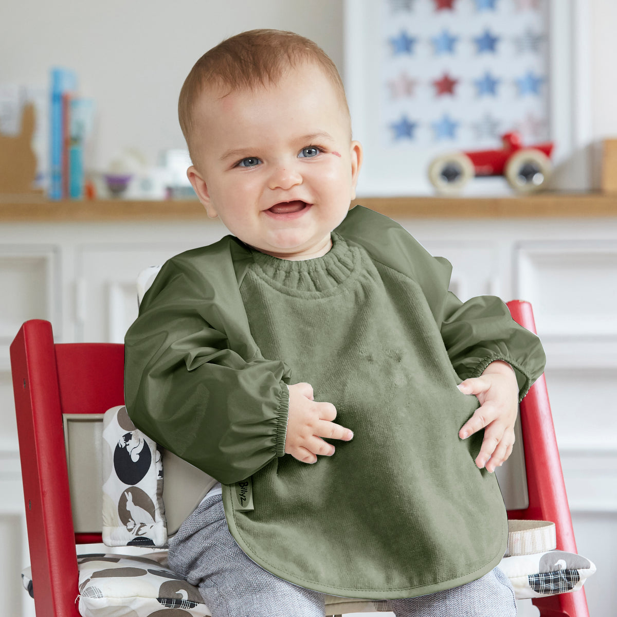 Towel Small L/S Bib Olive – additional view 2