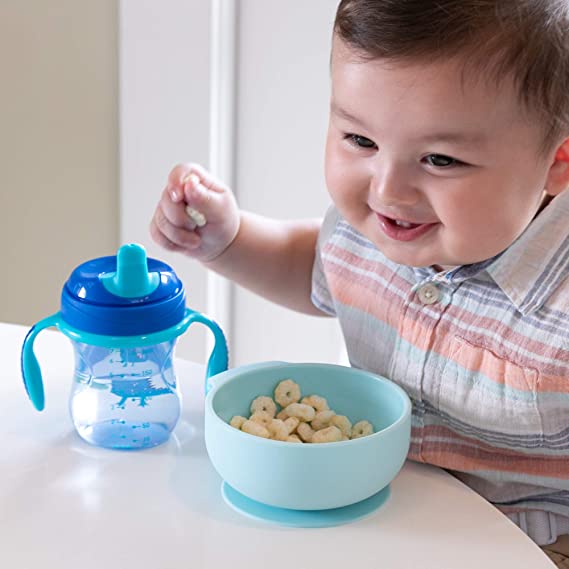 Silicone Suction Bowl Teal 6M+ – additional view 4