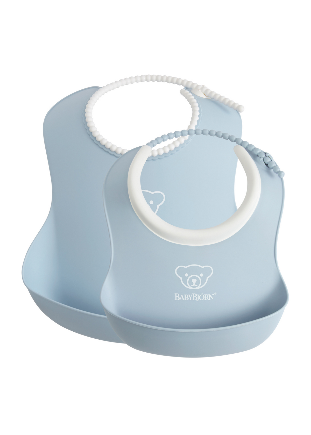 Bib Set 2pk Powder Blue