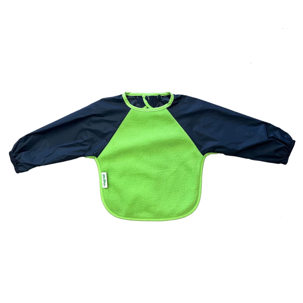 FLEECE SMALL L/S BIB LIME/NAVY