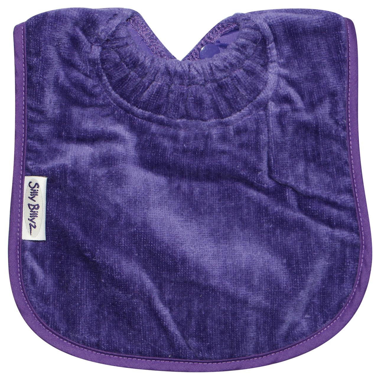 TOWEL PLAIN LARGE BIB PURPLE