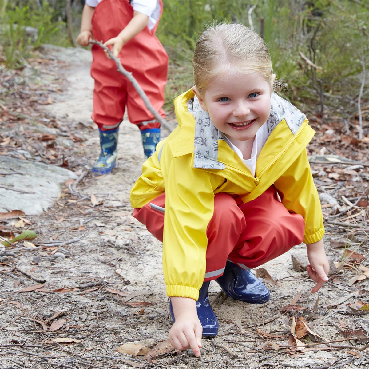 WATERPROOF JACKET YELLOW SMALL – additional view 2
