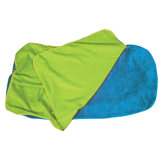 COT COMBO LIME/AQUA FLEECE