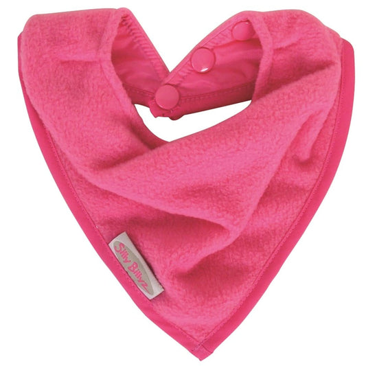 FLEECE BANDANA BIB CERISE