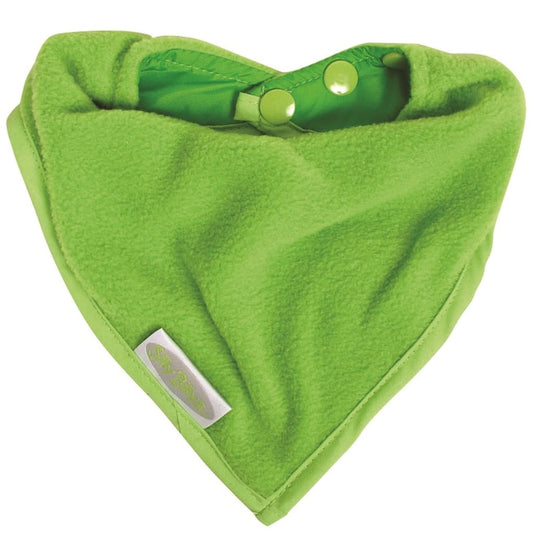 FLEECE BANDANA BIB LIME