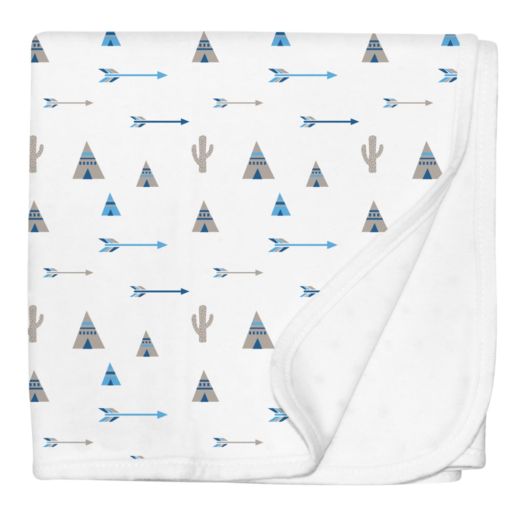 JERSEY SWADDLE BLANKET TEE PEE