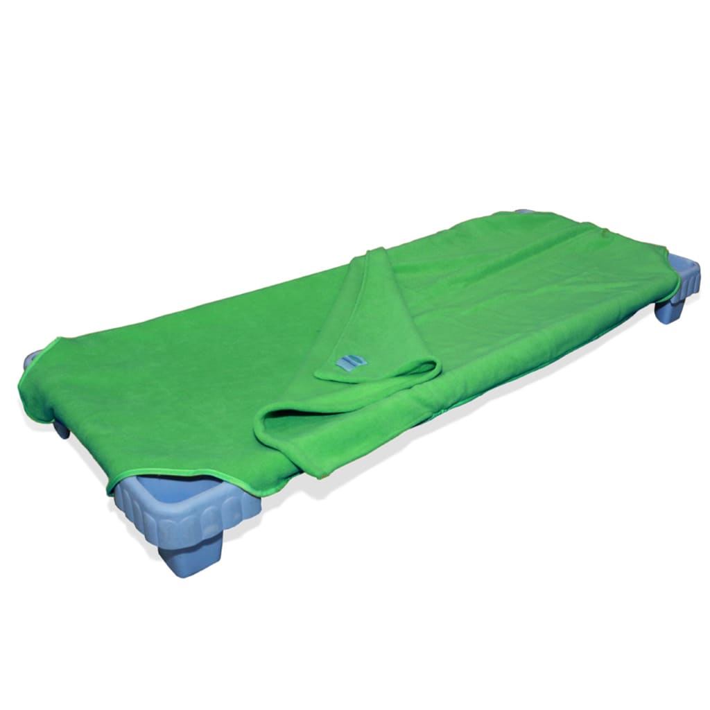 STACKER BED 1PCE COMBO FERN POLA FLEECE