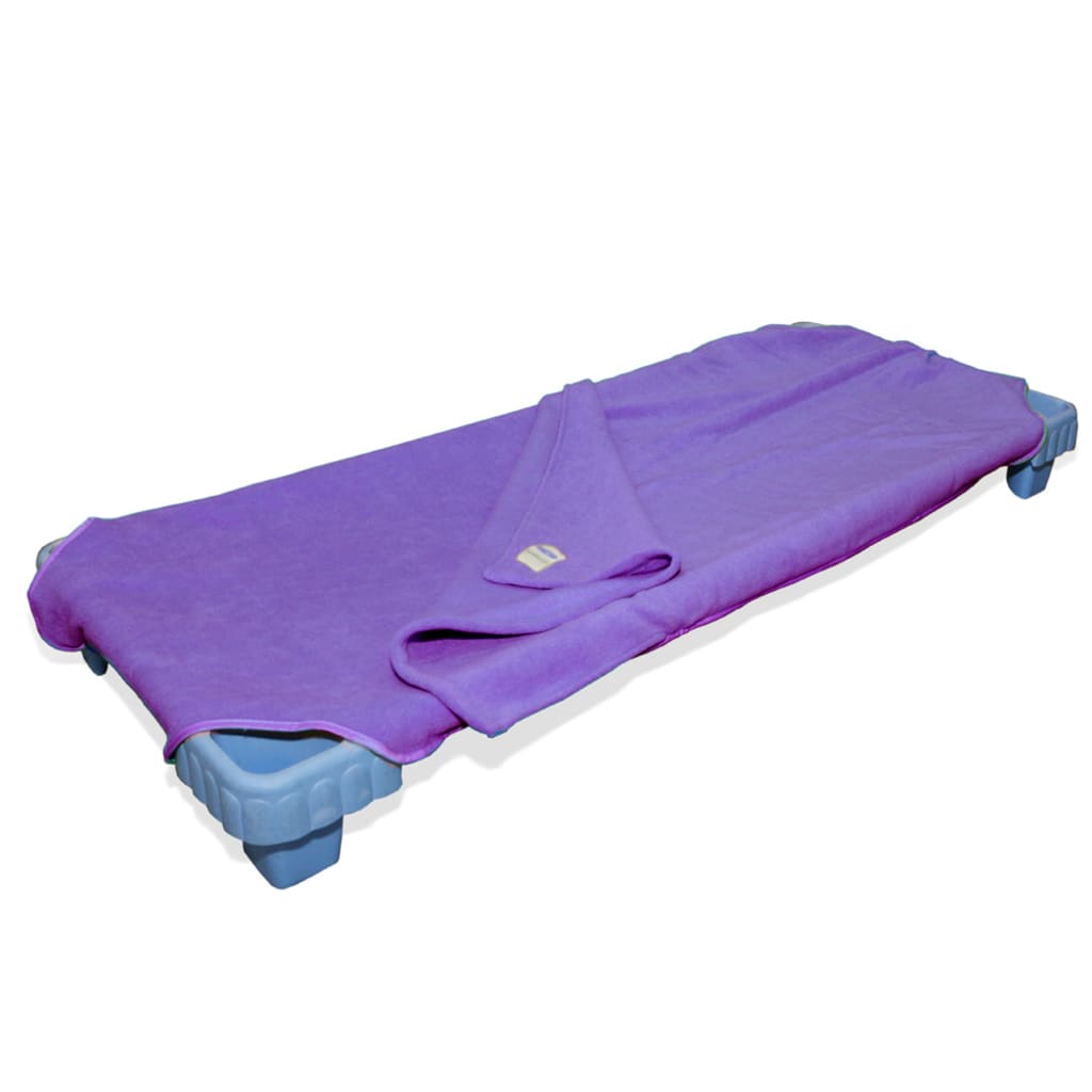 STACKER BED 1PCE COMBO LILAC POLA FLEECE