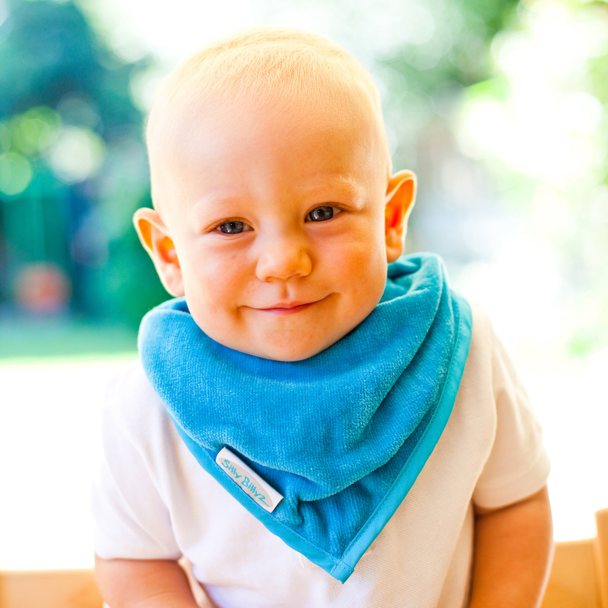 TOWEL BANDANA BIB AQUA – additional view 2