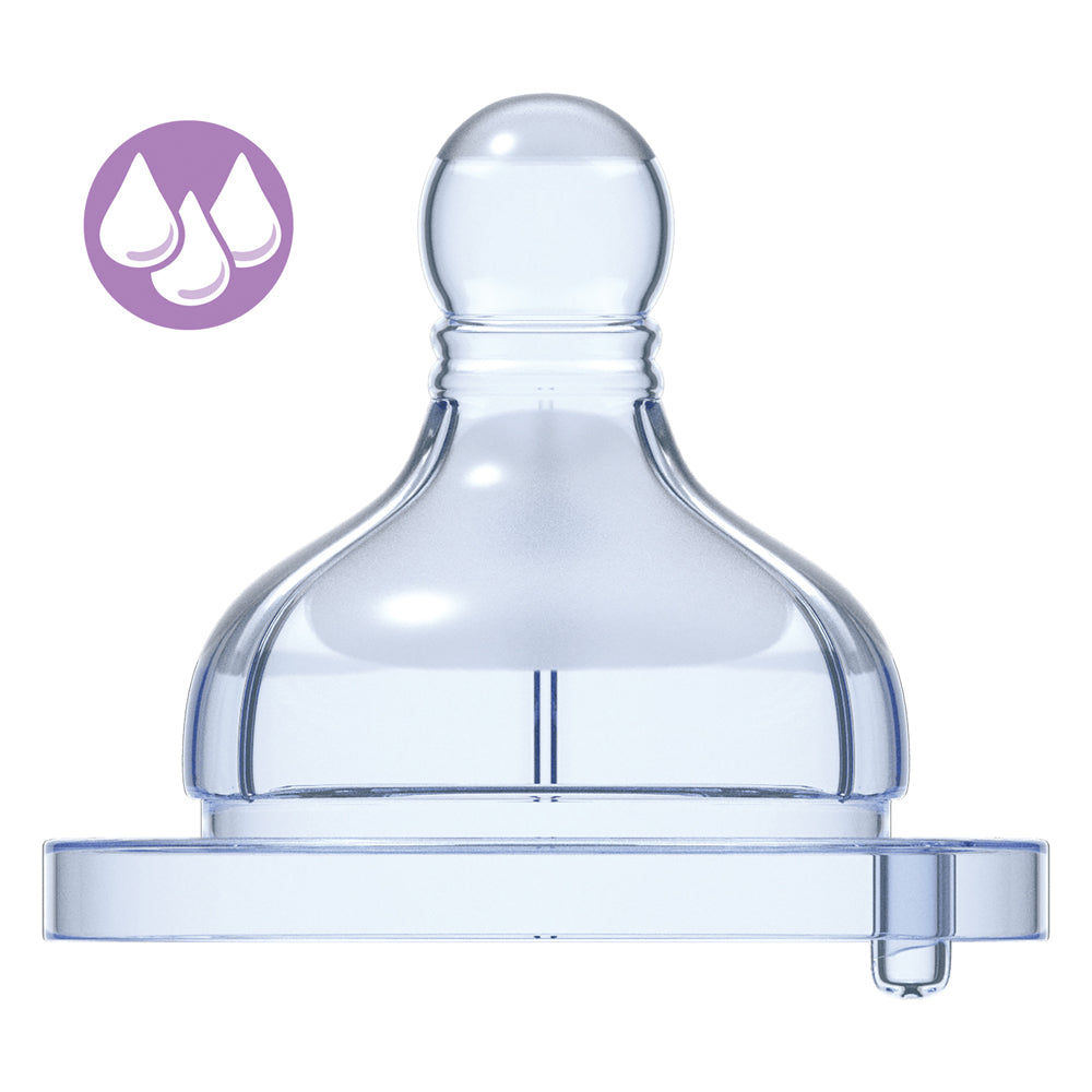 TEAT: WELL-BEING SILICON 4M+ FAST FLOW 2PK