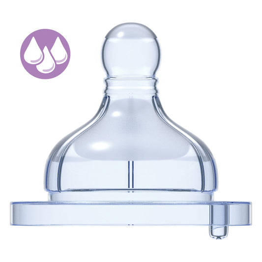 TEAT: WELL-BEING SILICON 4M+ FAST FLOW 2PK