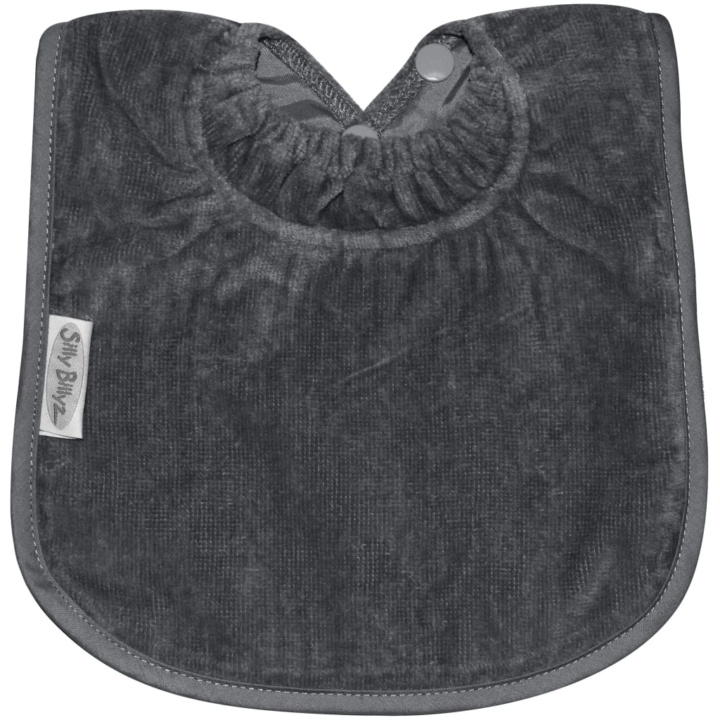 TOWEL PLAIN LARGE BIB GREY