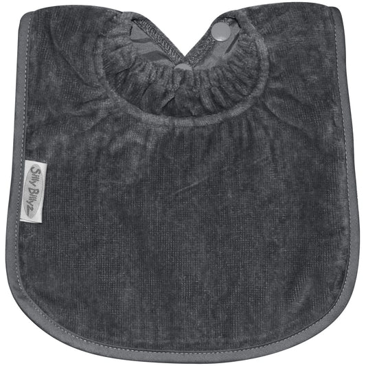TOWEL PLAIN LARGE BIB GREY