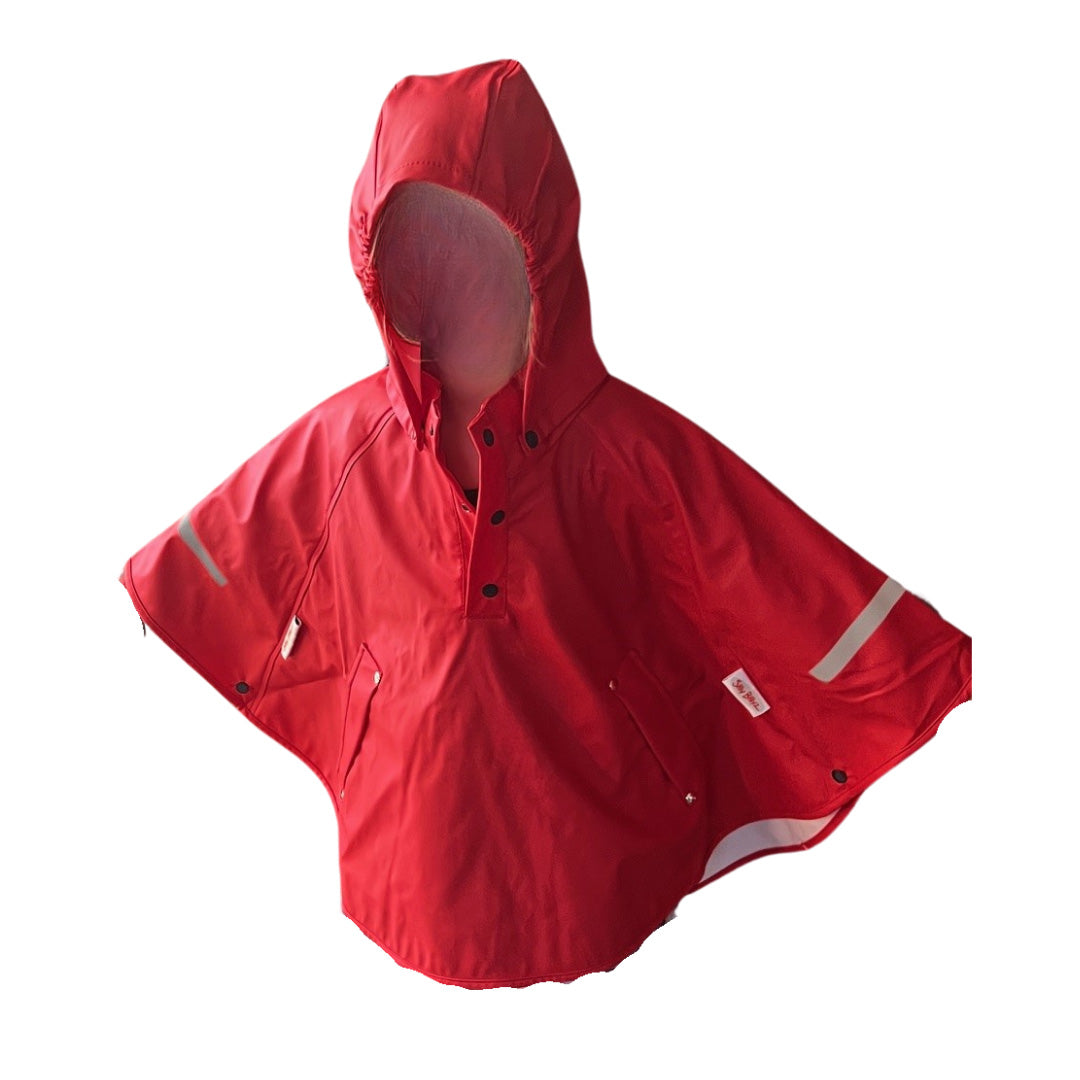 Wet Weather Poncho Red
