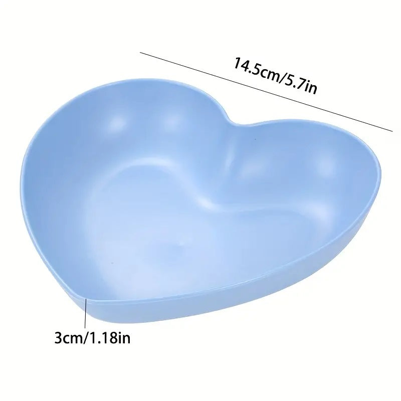 Silicone Heart Shaped Plate Teal 9M+ – additional view 2