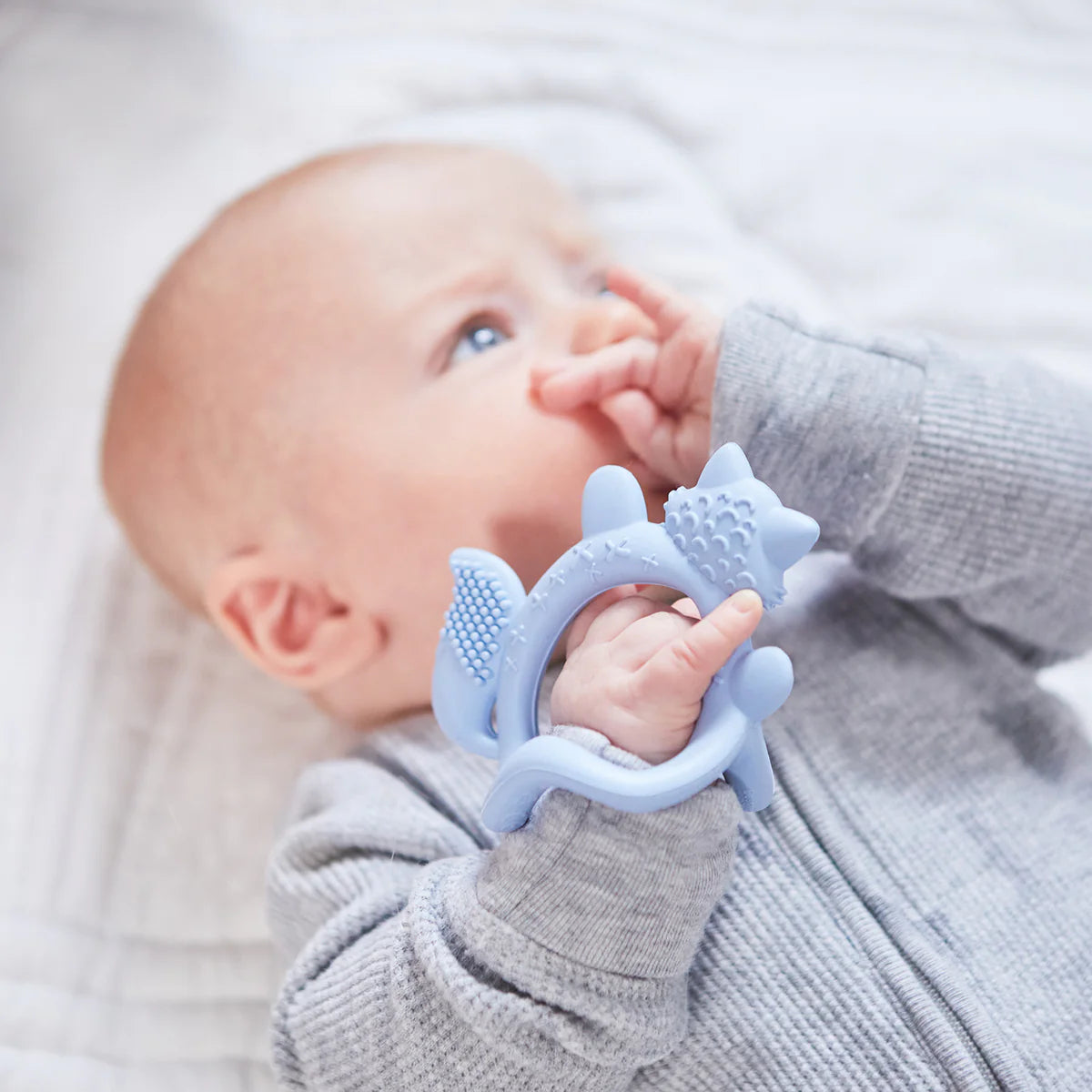 Wrist Teether - Lullaby Blue Fox – additional view 4