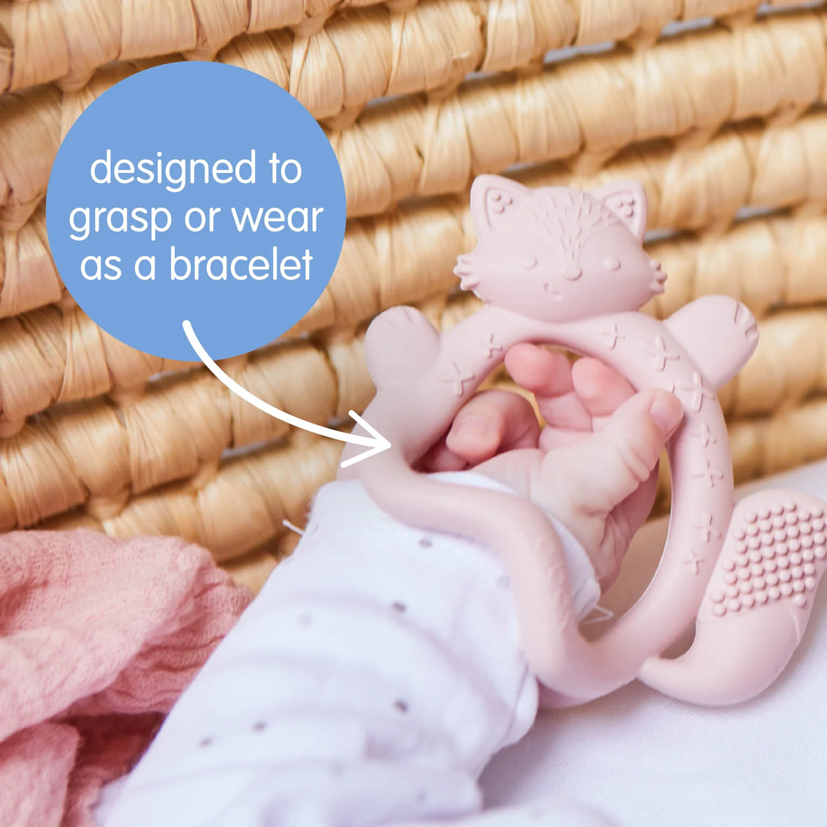 Wrist Teether - Sage Fox – additional view 6