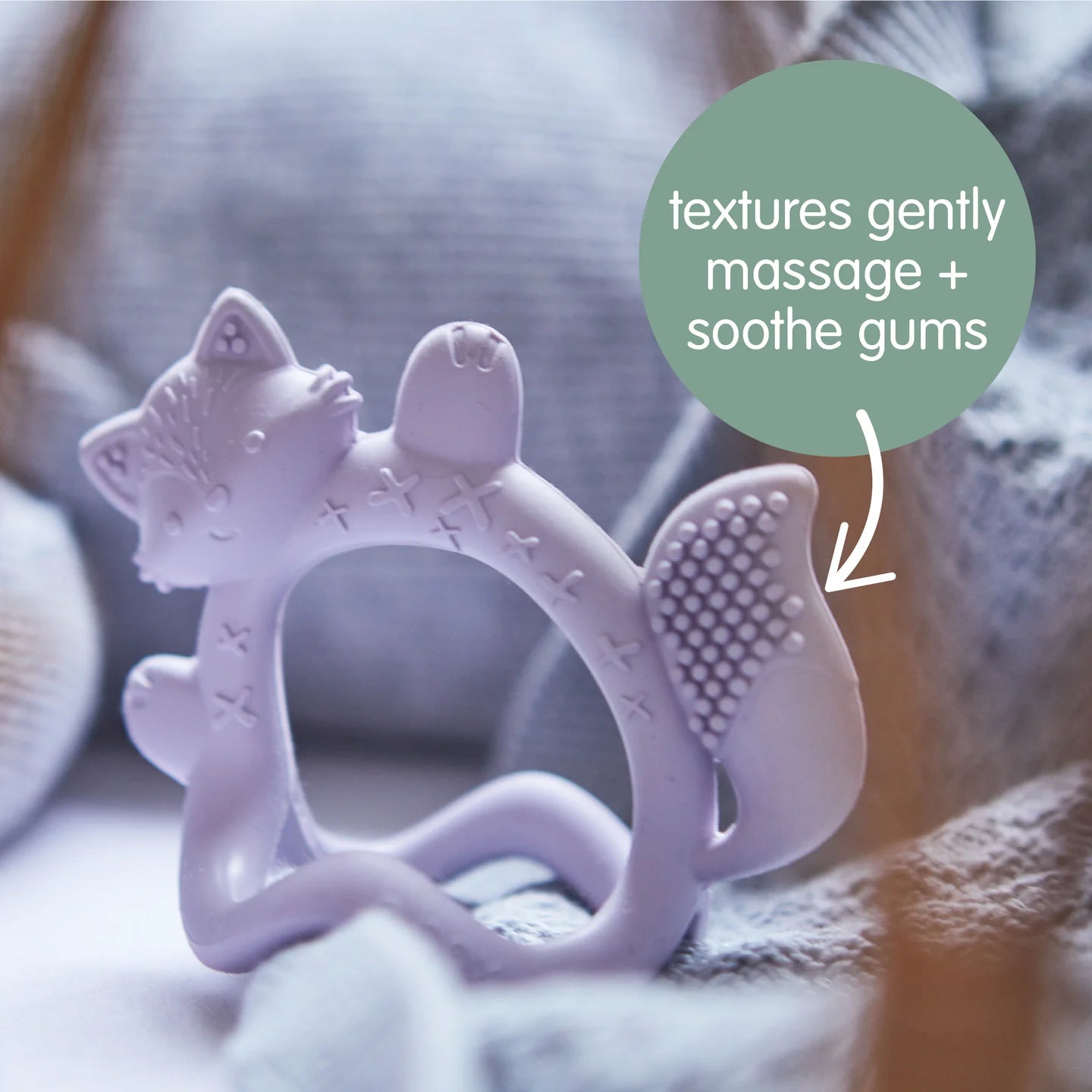 Wrist Teether - Sage Fox – additional view 3
