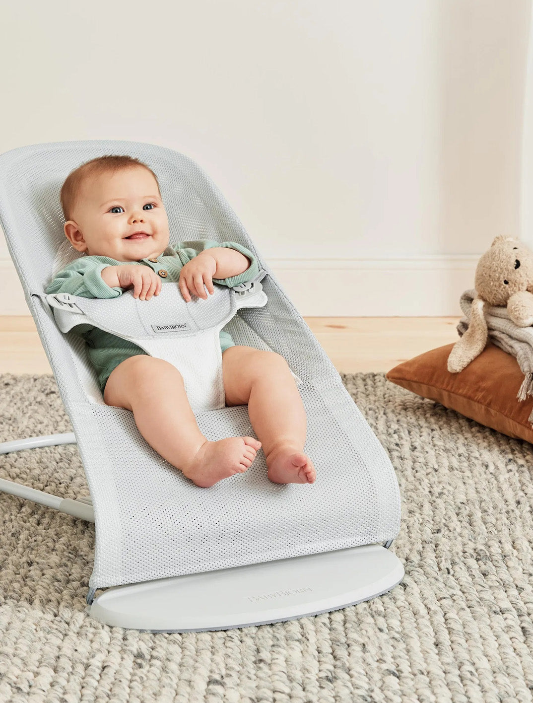Bouncer Bliss Mesh Light Grey – additional view 3