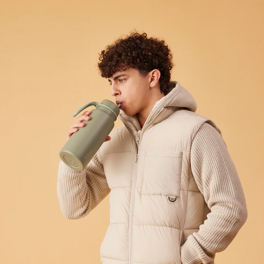 Insulated Flip Top 1ltr Olive