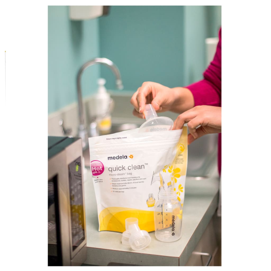 MEDELA Quick Clean Microwave Bag 5pk - additional view 4
