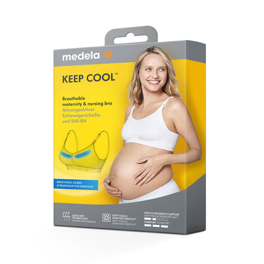 MEDELA Keep Cool Mat/Nursing Bra Blk S
