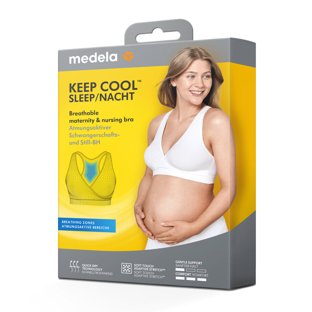 MEDELA Keep Cool Sleep Mat/Nursing Bra Blk L