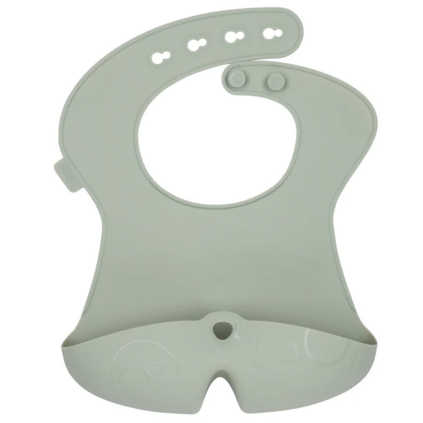 Silicone Bib - sage