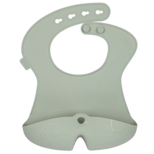 Silicone Bib - sage