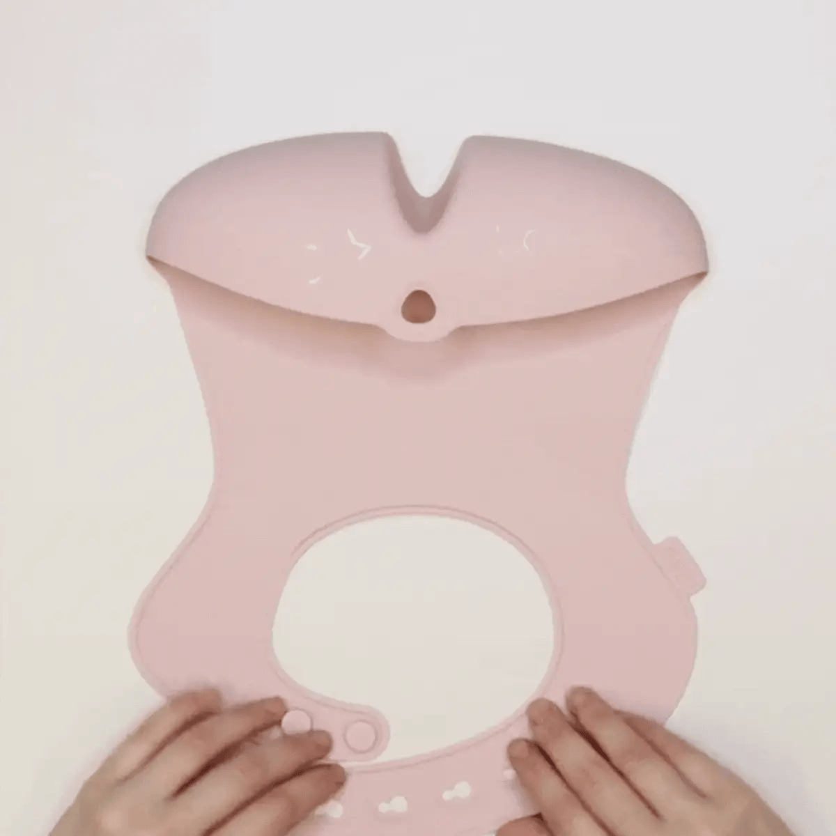 Silicone Bib - blush – additional view 4