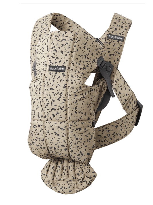 Carrier Mini Woven Beige/Dark Grey Print