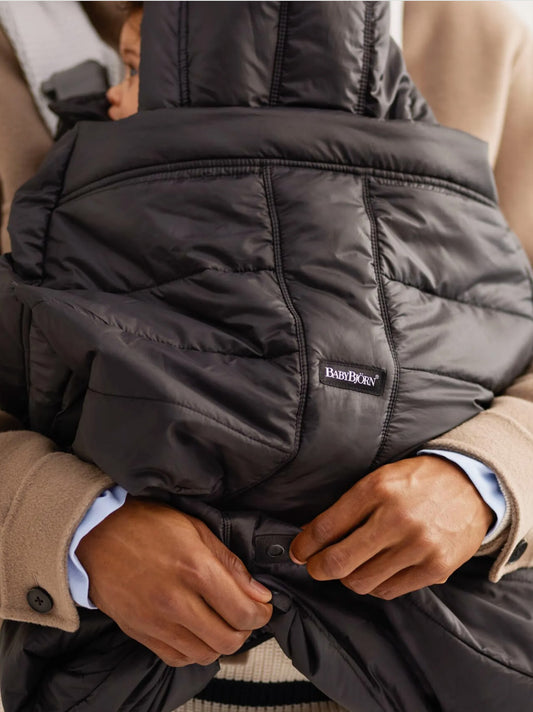 Winter Cover for Baby Carrier Black