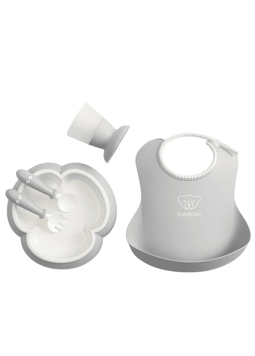 Baby Dinner Set Powder Grey