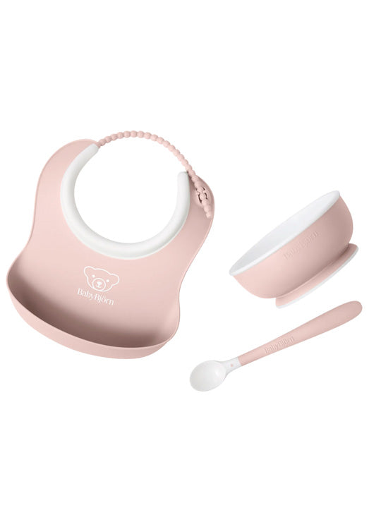 Baby Feeding Set 3 pc Powder Pink