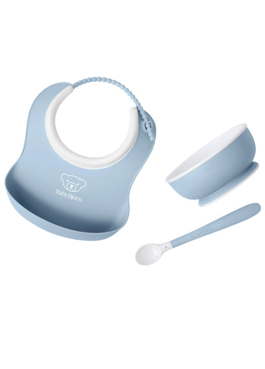 Baby Feeding Set 3 pc Powder Blue