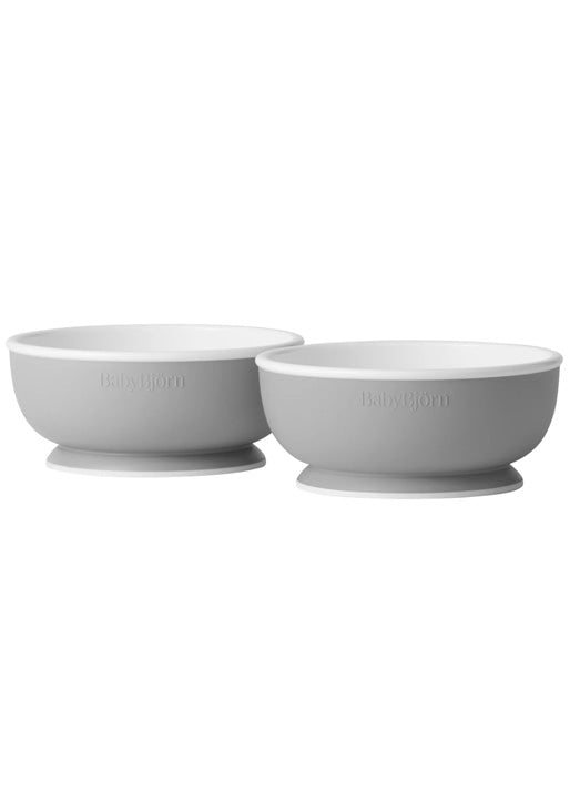 Baby Bowl 2pk Powder Grey