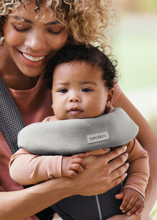 Bib for Carrier MINI/MOVE Jersey Lt Grey – additional view 2