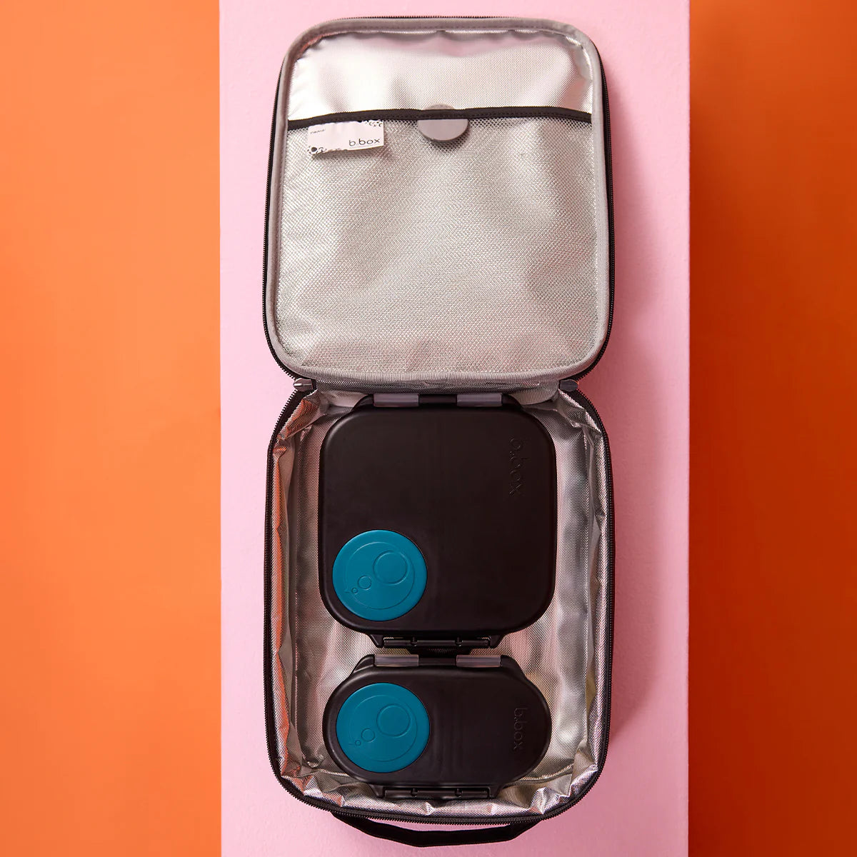 Insulated Lunch Bag Flexi Black washable – additional view 5