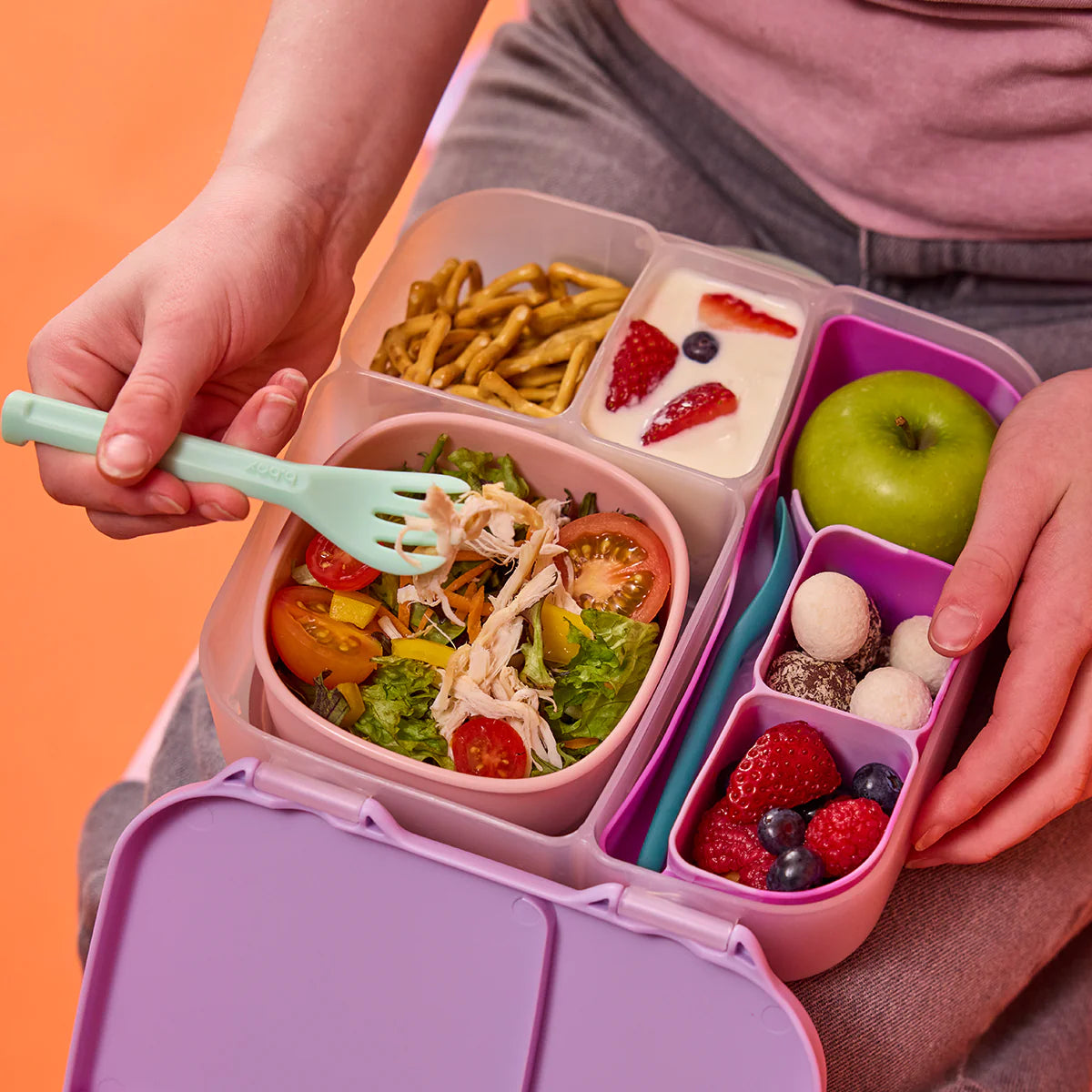Silicone Bento Tray Lunch Berry – additional view 2