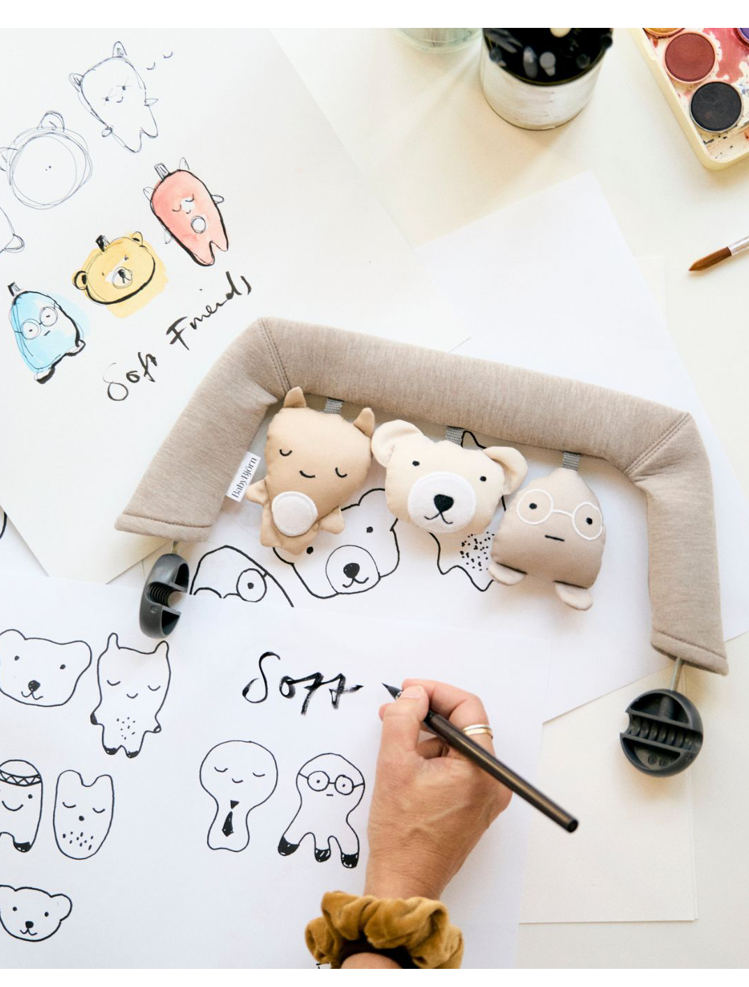 Soft Friends Toy for Bouncer Neutrals – additional view 3