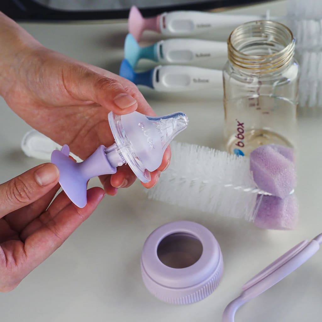 2in1 brush & teat cleaner peony – additional view 2