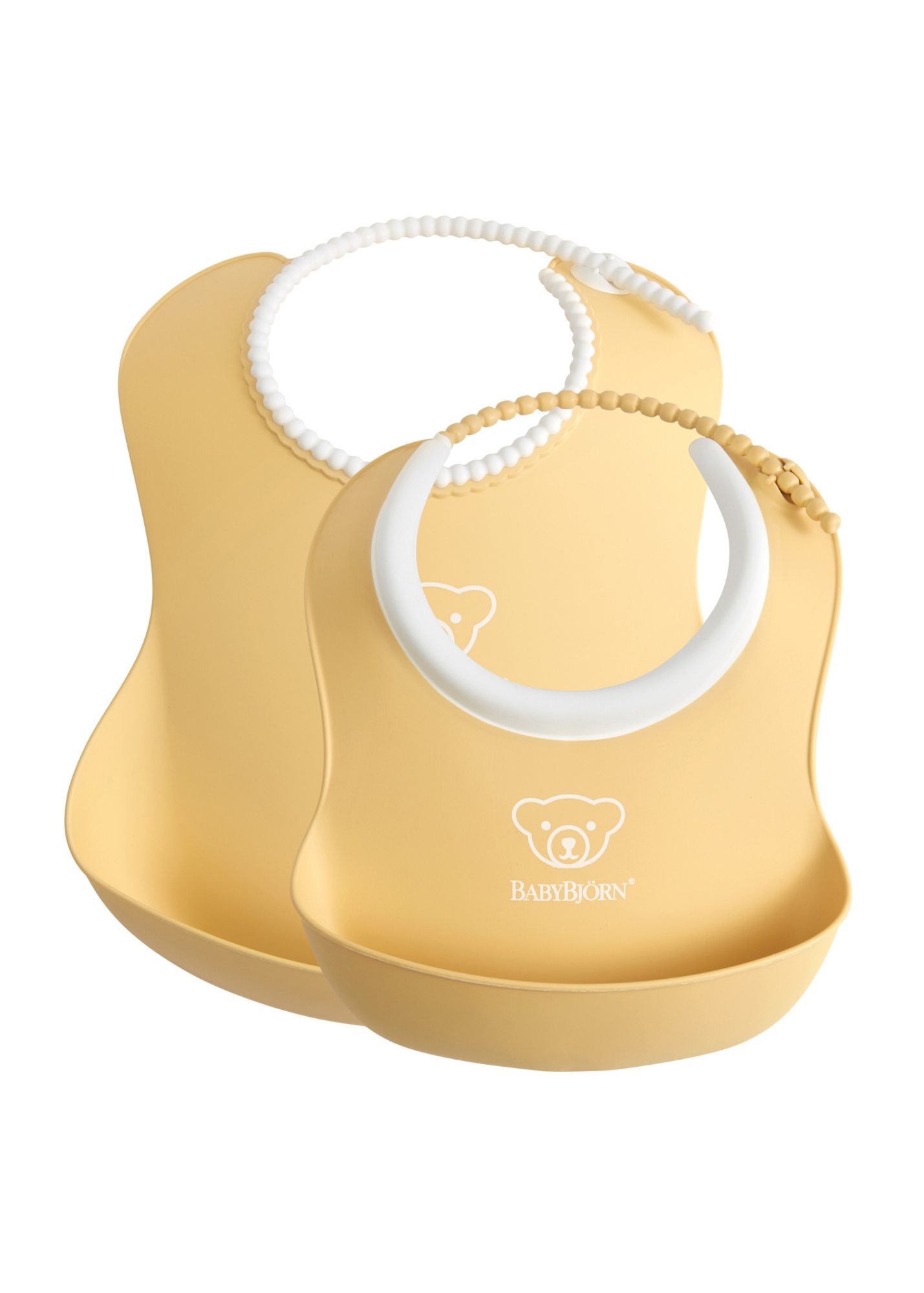 Bib Set 2pk Powder Yellow