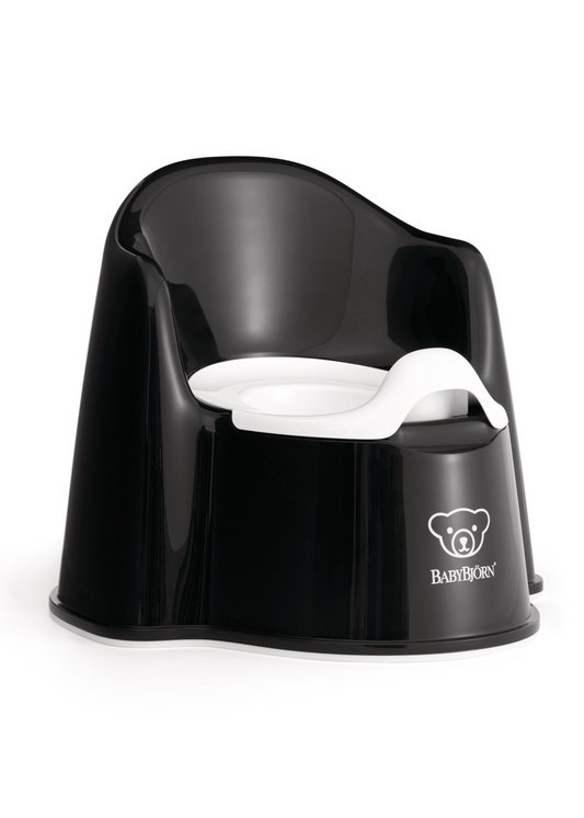 Potty Chair Black/White