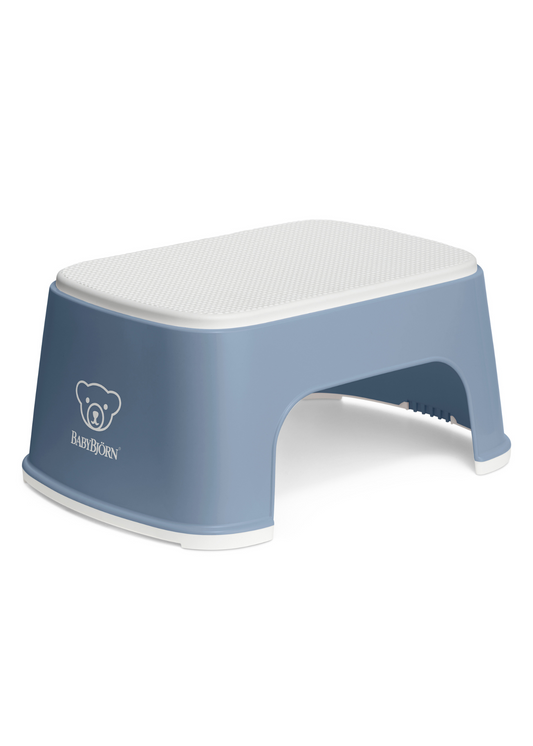 Step Stool Deep Blue/White