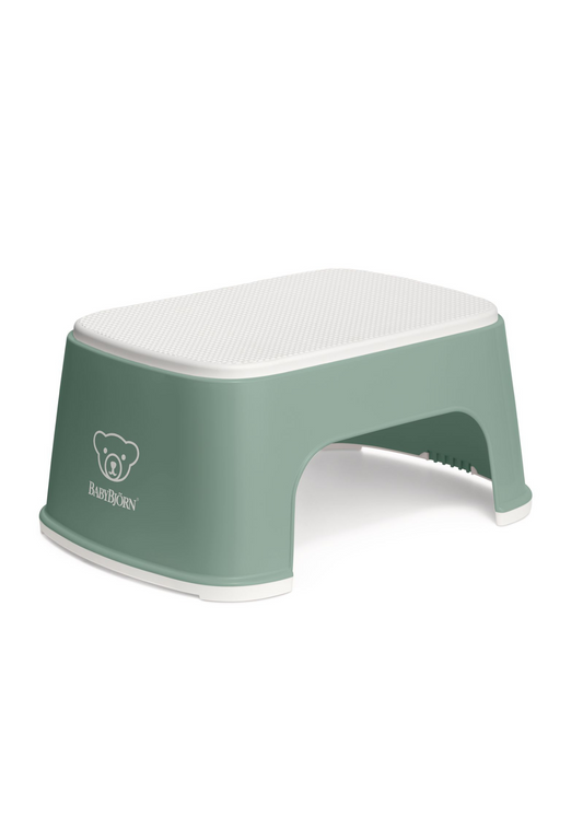 Step Stool Deep Green/White